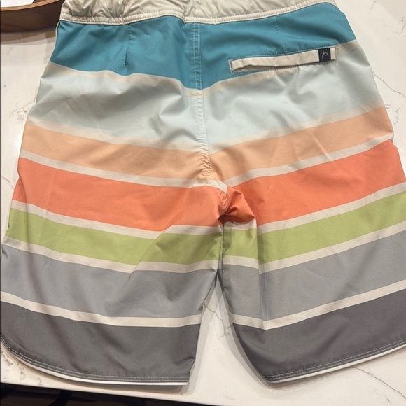 Art Class Blue and Orange Swim Trunks Quick-Dry Comfort - Picture 2 of 4